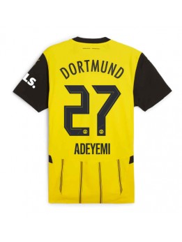 Moški Nogometna dresi replika Borussia Dortmund Karim Adeyemi #27 Domači 2024-25 Kratek rokav